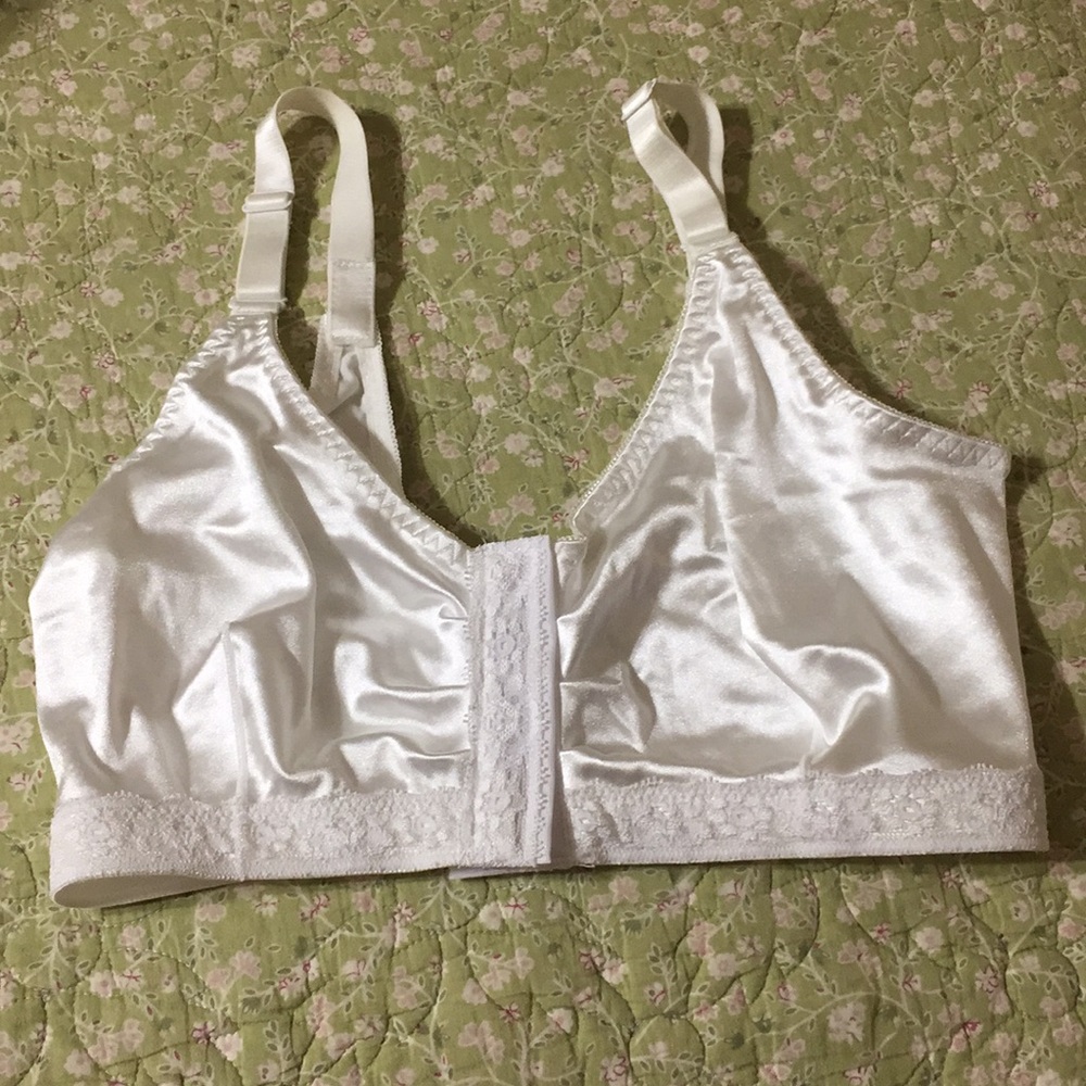 White sleeping bra